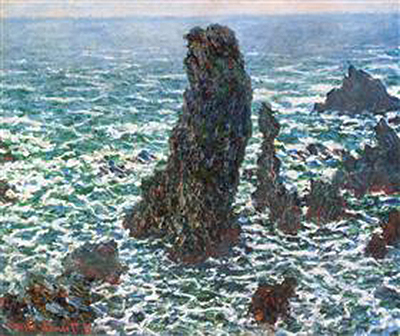 The Rocks at Belle-Ile I Claude Monet